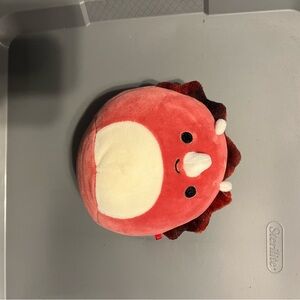 Squishmallows Red and Brown Dinosaur Plush